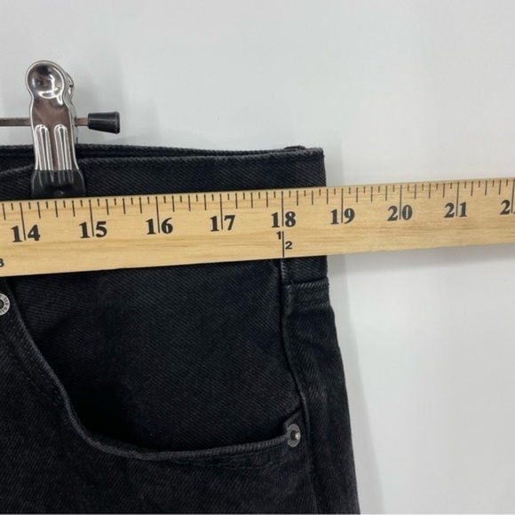 Old Navy Extra‎ High-Waisted Sky-Hi Straight Raw-Hem Jeans size 16 tall - Picture 5 of 10